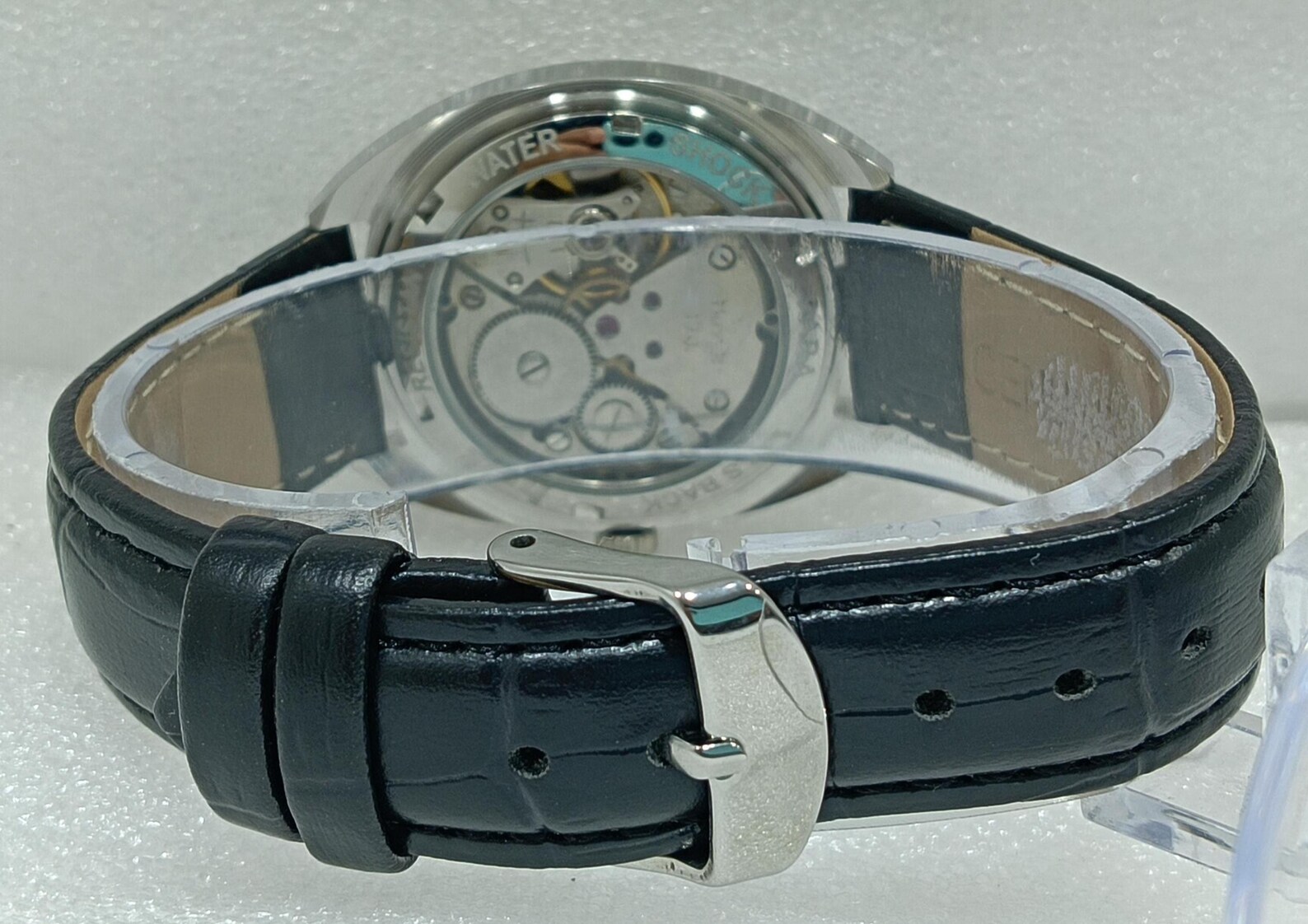 Vintage HMT Kohinoor Mechanical Watch: 17 Jewels, Yellow Dial, India Made - Image 4